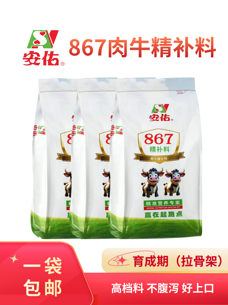 867 - 育成期（拉骨架） - 肉牛精补料